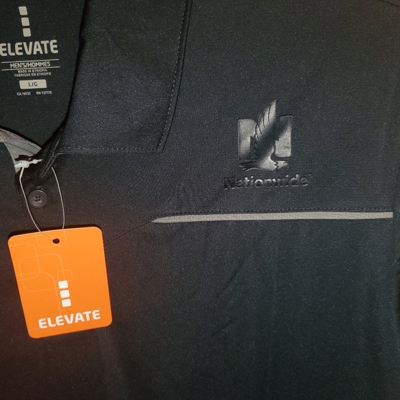 Elevate Polo with Nationwide logo. "Pre-owned" NWT - Picture 2 of 6
